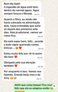 Amy - yorkshire (10 anos): Histórico de pancreatite e com dificuldades para comer qualquer tipo de dieta.